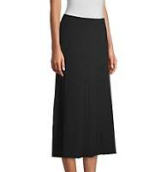 BLACK ACCORDION LONG COLUMN SKIRT SIZE MEDIUM - Picture 10 of 11